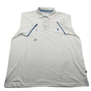 U.S. Polo Assn. Men's White Classic Polo Shirt Size XL NEW